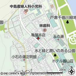 セルフ＆スマートホテル亀屋本店周辺の地図