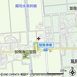 石川県白山市知気寺町ヘ周辺の地図