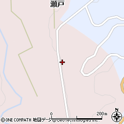 富山県南砺市上田周辺の地図