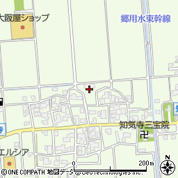 石川県白山市知気寺町周辺の地図