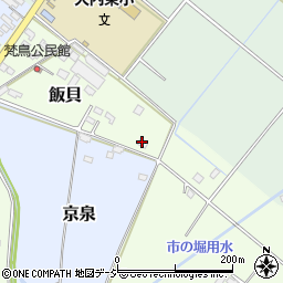 栃木県真岡市飯貝2130周辺の地図