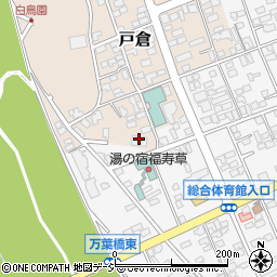戸倉観世温泉フロント周辺の地図