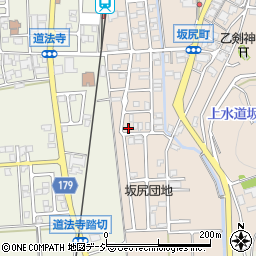 石川県白山市坂尻町ヘ35-10周辺の地図
