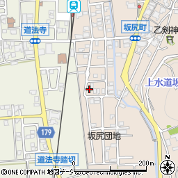 石川県白山市坂尻町ヘ35-2周辺の地図