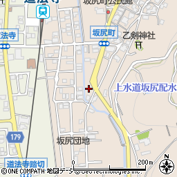 石川県白山市坂尻町ヘ23周辺の地図