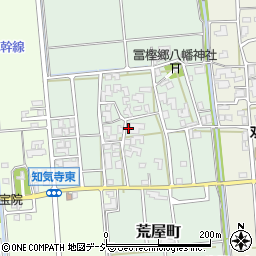 石川県白山市荒屋町周辺の地図