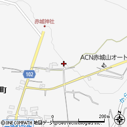 群馬県前橋市三夜沢町127周辺の地図