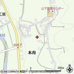 長野県大町市社木舟4767周辺の地図