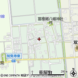 石川県白山市荒屋町に周辺の地図