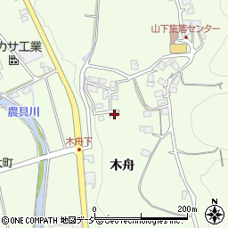 長野県大町市社木舟4779周辺の地図