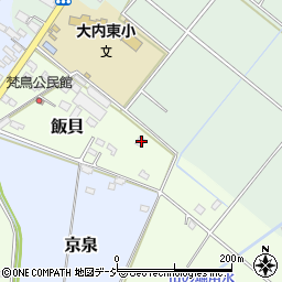 栃木県真岡市飯貝2135周辺の地図