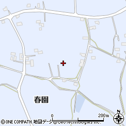 茨城県東茨城郡城里町春園周辺の地図