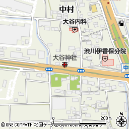 大谷神社周辺の地図