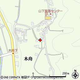 長野県大町市社木舟4758周辺の地図