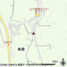 長野県大町市社木舟4757周辺の地図