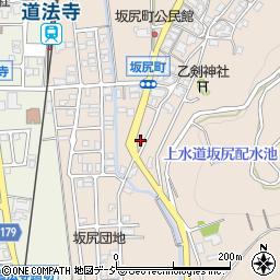 石川県白山市坂尻町ヘ11周辺の地図