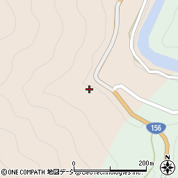 富山県南砺市障子倉周辺の地図