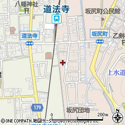 石川県白山市坂尻町ヘ35-6周辺の地図