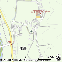 長野県大町市社木舟4796周辺の地図