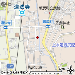 石川県白山市坂尻町ヘ32-11周辺の地図