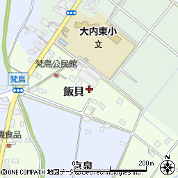 栃木県真岡市飯貝2140周辺の地図