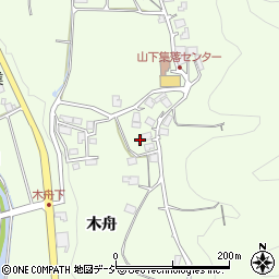 長野県大町市社木舟4802周辺の地図