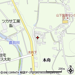 長野県大町市社木舟4783周辺の地図