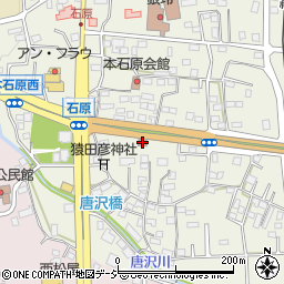 渋川石原郵便局周辺の地図