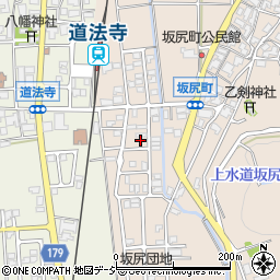 石川県白山市坂尻町ヘ32-20周辺の地図