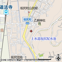 石川県白山市坂尻町ヘ5-1周辺の地図