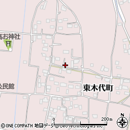 栃木県宇都宮市東木代町周辺の地図