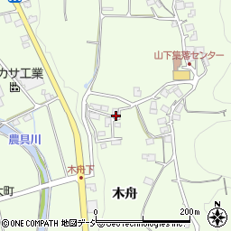 長野県大町市社木舟4790周辺の地図