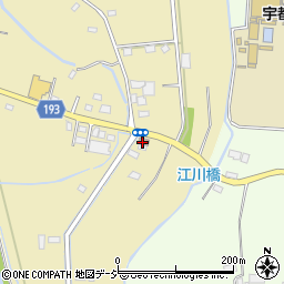 栃木県　警察本部宇都宮南警察署下横田町駐在所周辺の地図