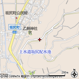 石川県白山市坂尻町周辺の地図