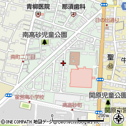 栃木県宇都宮市南高砂町周辺の地図