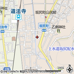 石川県白山市坂尻町ヘ27周辺の地図