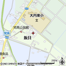 栃木県真岡市飯貝2148-2周辺の地図