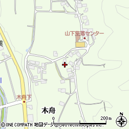 長野県大町市社木舟4797周辺の地図