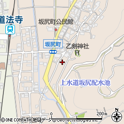 石川県白山市坂尻町ヘ2周辺の地図