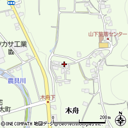 長野県大町市社木舟4791周辺の地図