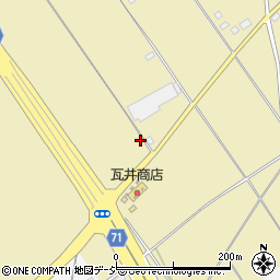 有限会社瓦井商店　工場周辺の地図