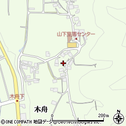長野県大町市社木舟4845周辺の地図