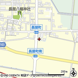 石川県白山市長屋町ト32周辺の地図
