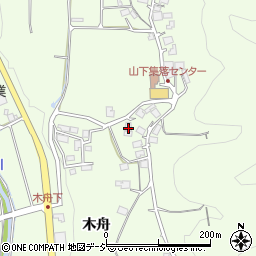 長野県大町市社木舟4798周辺の地図