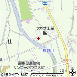 長野県大町市社館ノ内5348周辺の地図