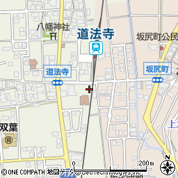 石川県白山市道法寺町ニ周辺の地図