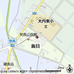 栃木県真岡市飯貝2149周辺の地図