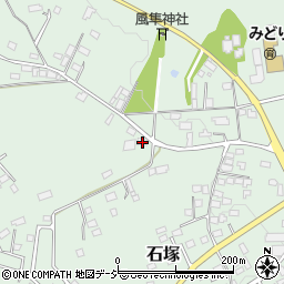 茨城県東茨城郡城里町石塚877-16周辺の地図