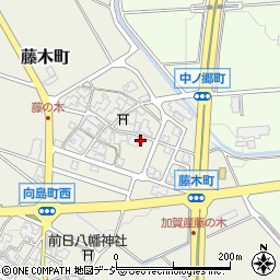 石川県白山市藤木町周辺の地図