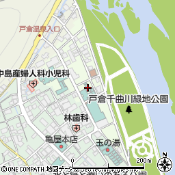 戸倉ホテル周辺の地図